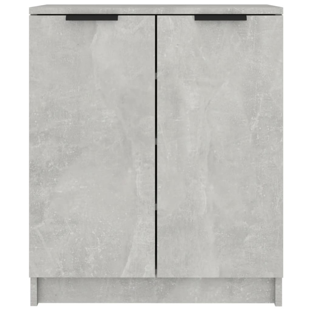 Produktbild för Skoskåp betonggrå 59x35x70 cm konstruerat trä