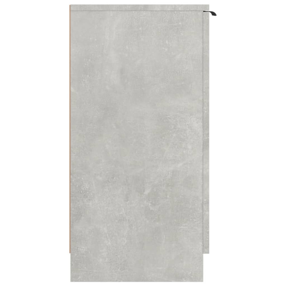 Produktbild för Skoskåp betonggrå 59x35x70 cm konstruerat trä