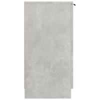 Produktbild för Skoskåp betonggrå 59x35x70 cm konstruerat trä