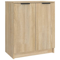 Produktbild för Skoskåp sonoma-ek 59x35x70 cm konstruerat trä