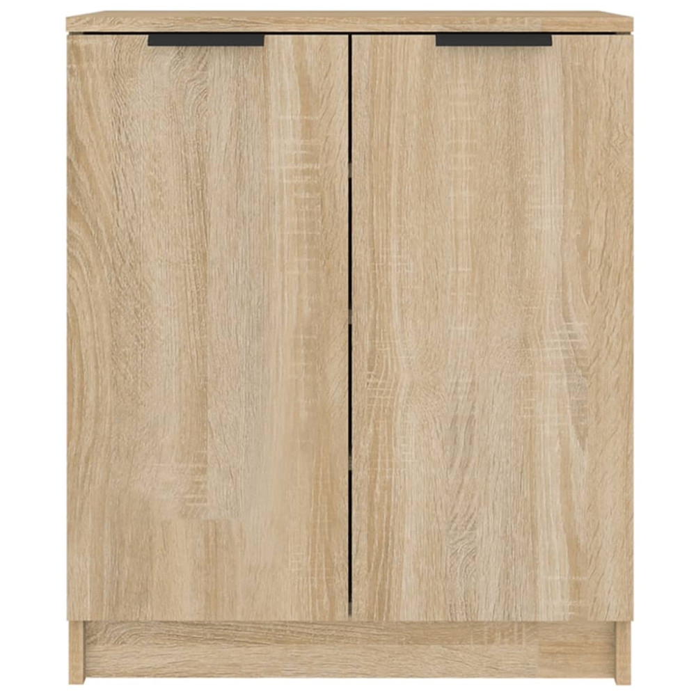 Produktbild för Skoskåp sonoma-ek 59x35x70 cm konstruerat trä