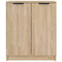 Produktbild för Skoskåp sonoma-ek 59x35x70 cm konstruerat trä