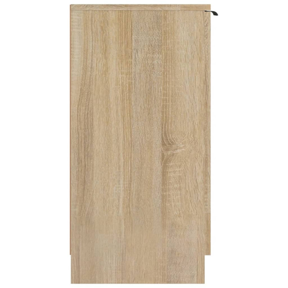 Produktbild för Skoskåp sonoma-ek 59x35x70 cm konstruerat trä