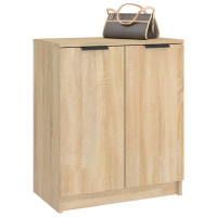 Produktbild för Skoskåp sonoma-ek 59x35x70 cm konstruerat trä