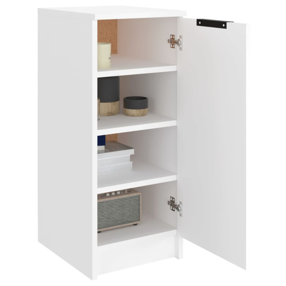 Produktbild för Skoskåp vit 30x35x70 cm konstruerat trä