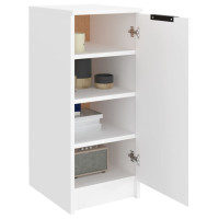 Produktbild för Skoskåp vit 30x35x70 cm konstruerat trä