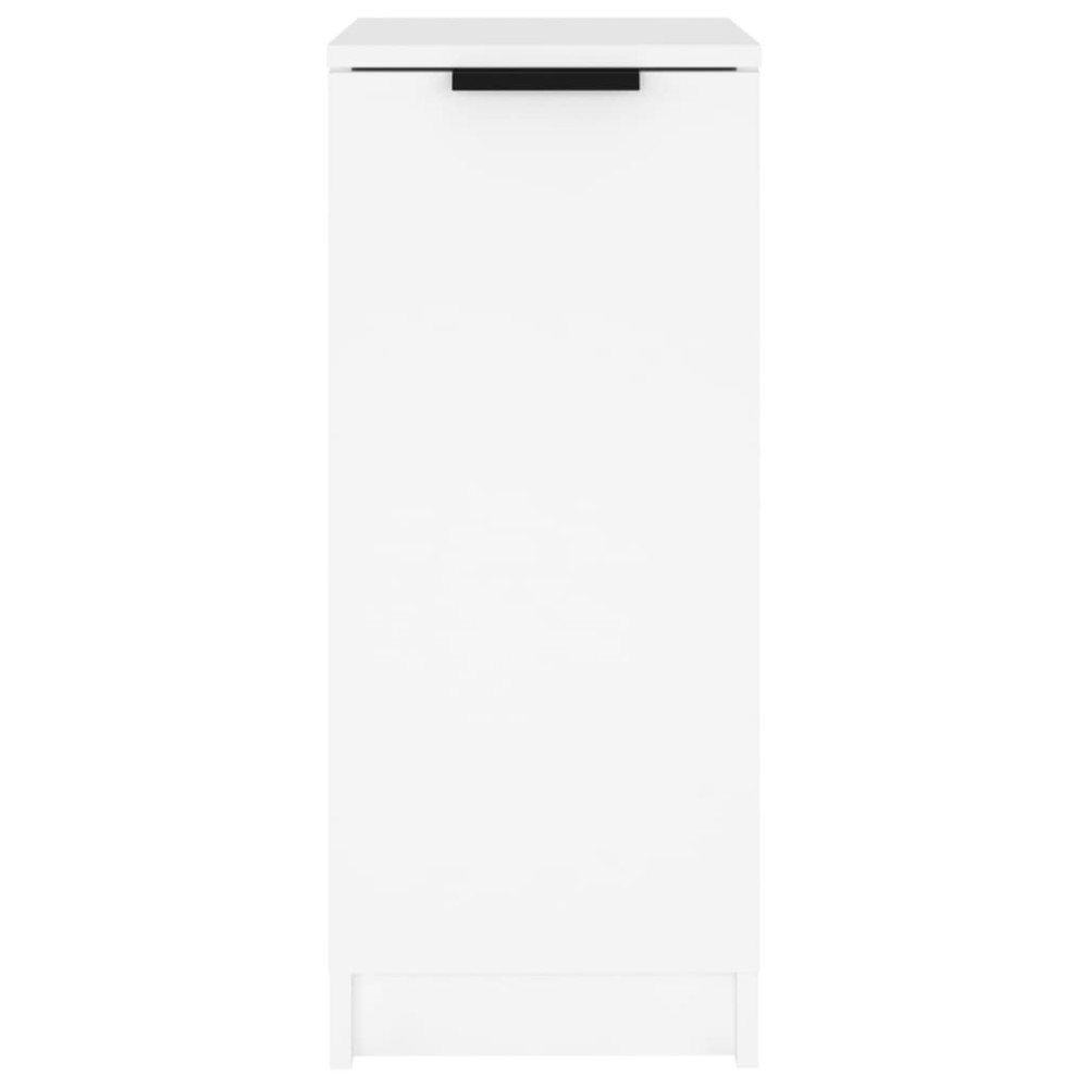 Produktbild för Skoskåp vit 30x35x70 cm konstruerat trä