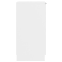 Produktbild för Skoskåp vit 30x35x70 cm konstruerat trä