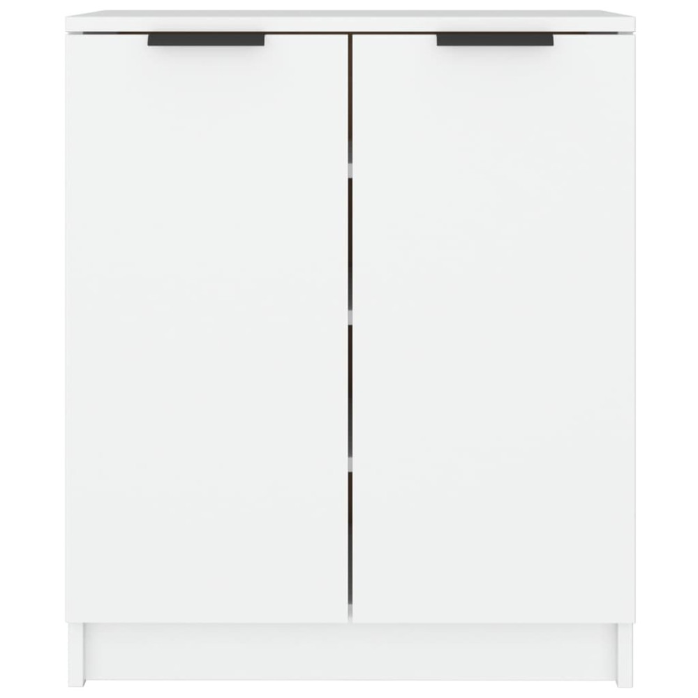 Produktbild för Skoskåp vit 59x35x70 cm konstruerat trä