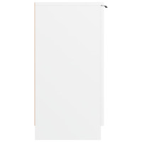 Produktbild för Skoskåp vit 59x35x70 cm konstruerat trä