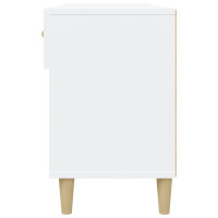 Produktbild för Skoskåp vit 102x35x55 cm konstruerat trä
