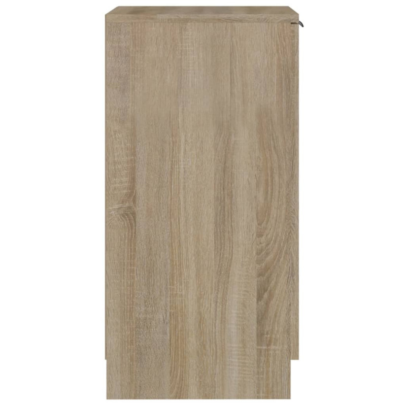 Produktbild för Skoskåp sonoma-ek 30x35x70 cm konstruerat trä