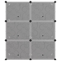 Produktbild för Skohylla svart 84,5x31x93,5 cm PP