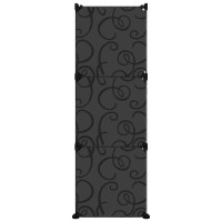 Produktbild för Skohylla svart 84,5x31x93,5 cm PP