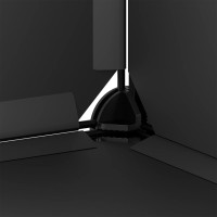 Produktbild för Skohylla svart 84,5x31x93,5 cm PP