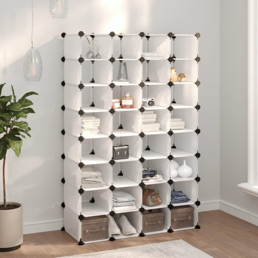 Produktbild för Skohylla transparent 93x36,5x140 cm PP