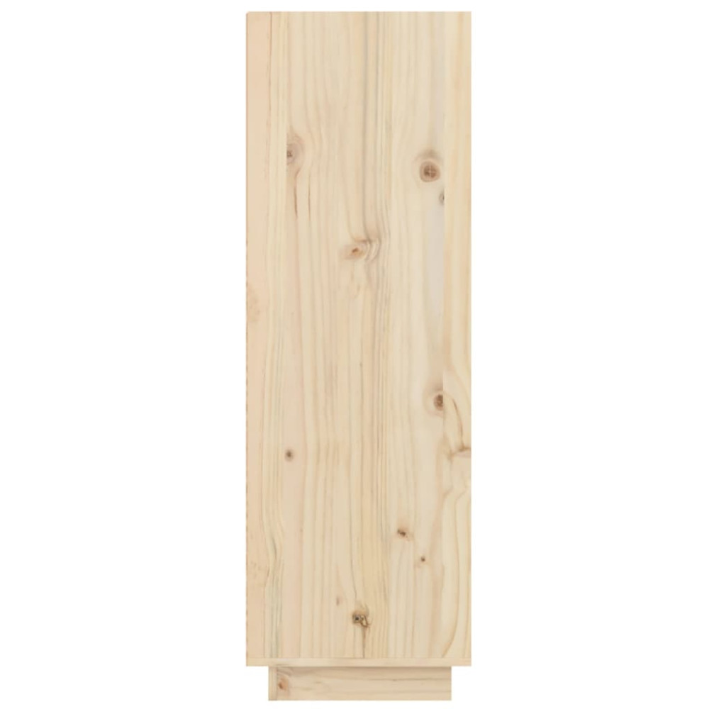 Produktbild för Skoskåp 60x34x105 cm massiv furu