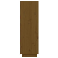 Produktbild för Skoskåp honungsbrun 60x34x105 cm massiv furu