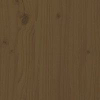Produktbild för Skoskåp honungsbrun 60x34x105 cm massiv furu