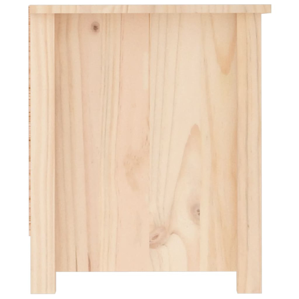 Produktbild för Skoskåp 110x38x45,5 cm massiv furu