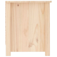Produktbild för Skoskåp 110x38x45,5 cm massiv furu