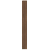 Produktbild för Skoställ brun ek 59x17x169 cm konstruerat trä