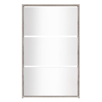 Produktbild för Skoskåp med 3 skåp betonggrå 63x17x102,5 cm