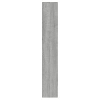 Produktbild för Skoskåp med 3 skåp grå sonoma 63x17x102,5 cm