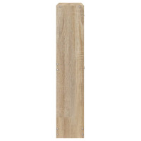 Produktbild för Skoskåp ek 59x17x81 cm konstruerat trä