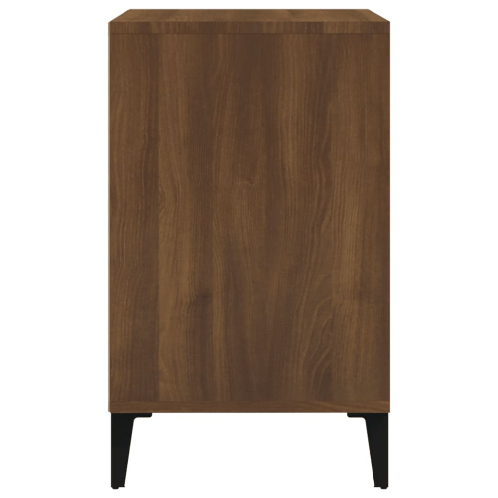 Produktbild för Skoskåp brun ek 102x36x60 cm konstruerat trä