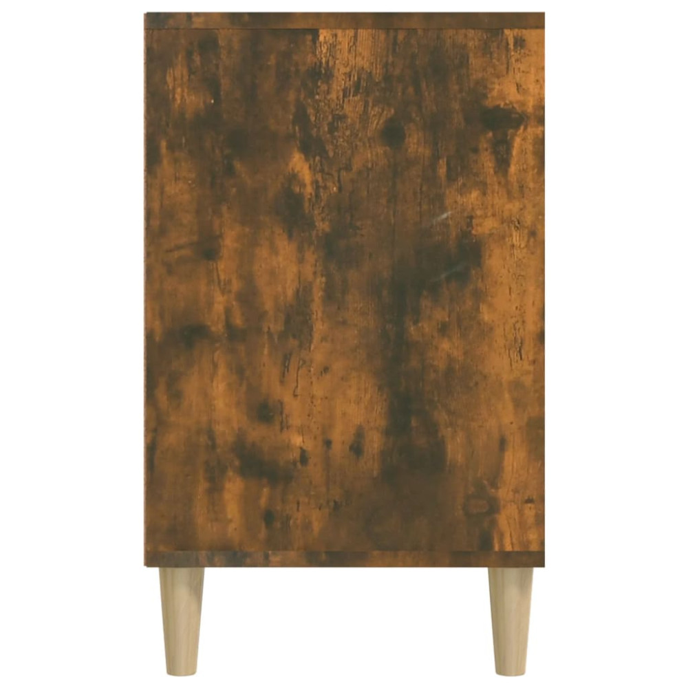 Produktbild för Skoställ rökfärgad ek 102x36x60 cm konstruerat trä