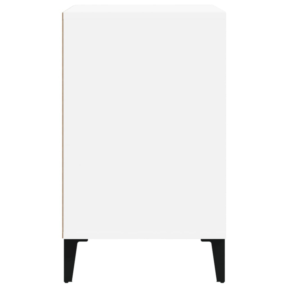 Produktbild för Skoskåp vit högglans 102x36x60 cm konstruerat trä