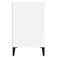 Produktbild för Skoskåp vit högglans 102x36x60 cm konstruerat trä