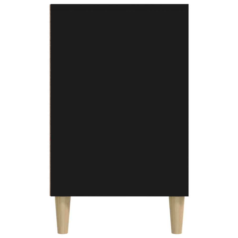 Produktbild för Skoskåp svart 102x36x60 cm konstruerat trä