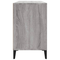 Produktbild för Skoskåp grå sonoma 102x36x60 cm konstruerat trä