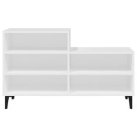 Produktbild för Skoskåp vit 102x36x60 cm konstruerat trä