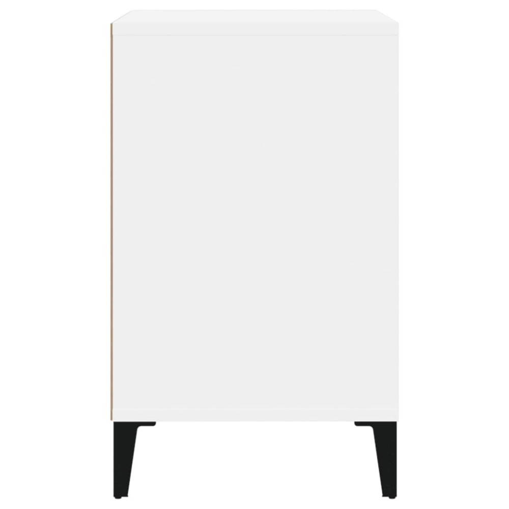 Produktbild för Skoskåp vit 102x36x60 cm konstruerat trä