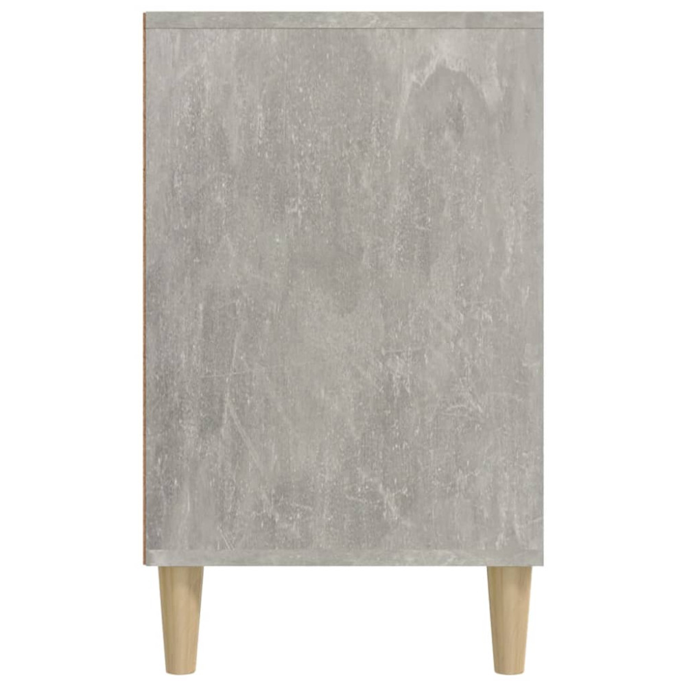 Produktbild för Skoskåp betonggrå 102x36x60 cm konstruerat trä