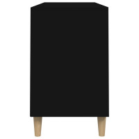 Produktbild för Skoskåp svart 102x36x60 cm konstruerat trä
