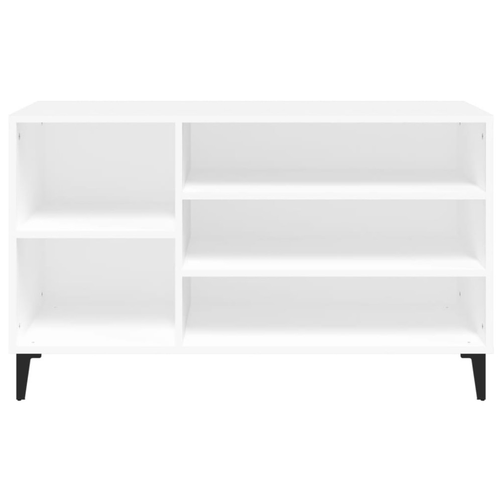 Produktbild för Skoskåp vit 102x36x60 cm konstruerat trä