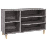 Produktbild för Skoskåp grå sonoma 102x36x60 cm konstruerat trä