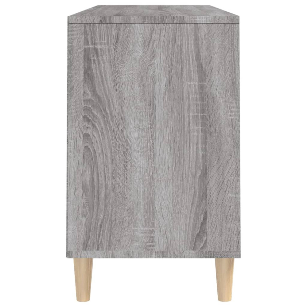 Produktbild för Skoskåp grå sonoma 102x36x60 cm konstruerat trä