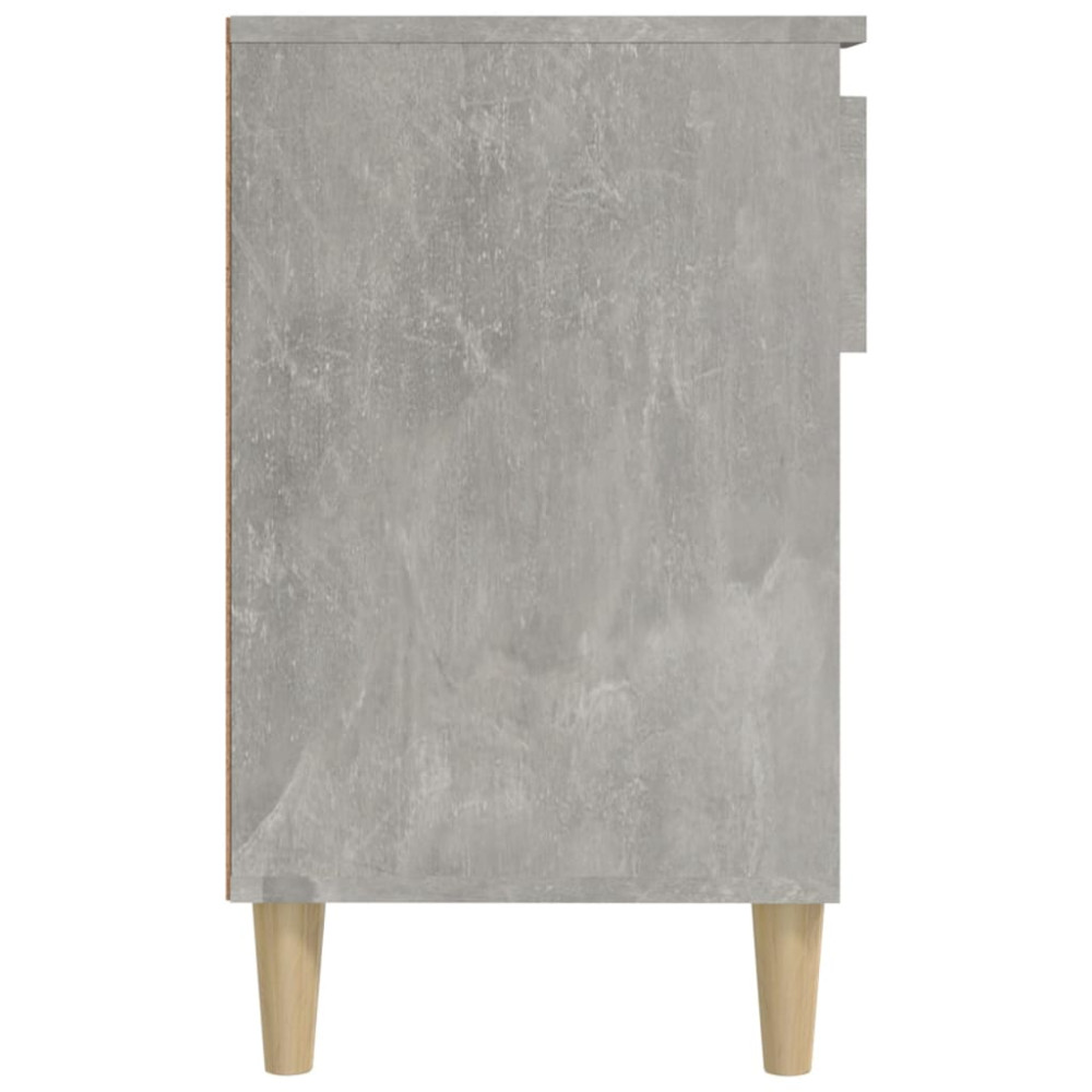 Produktbild för Skoskåp betonggrå 102x36x60 cm konstruerat trä