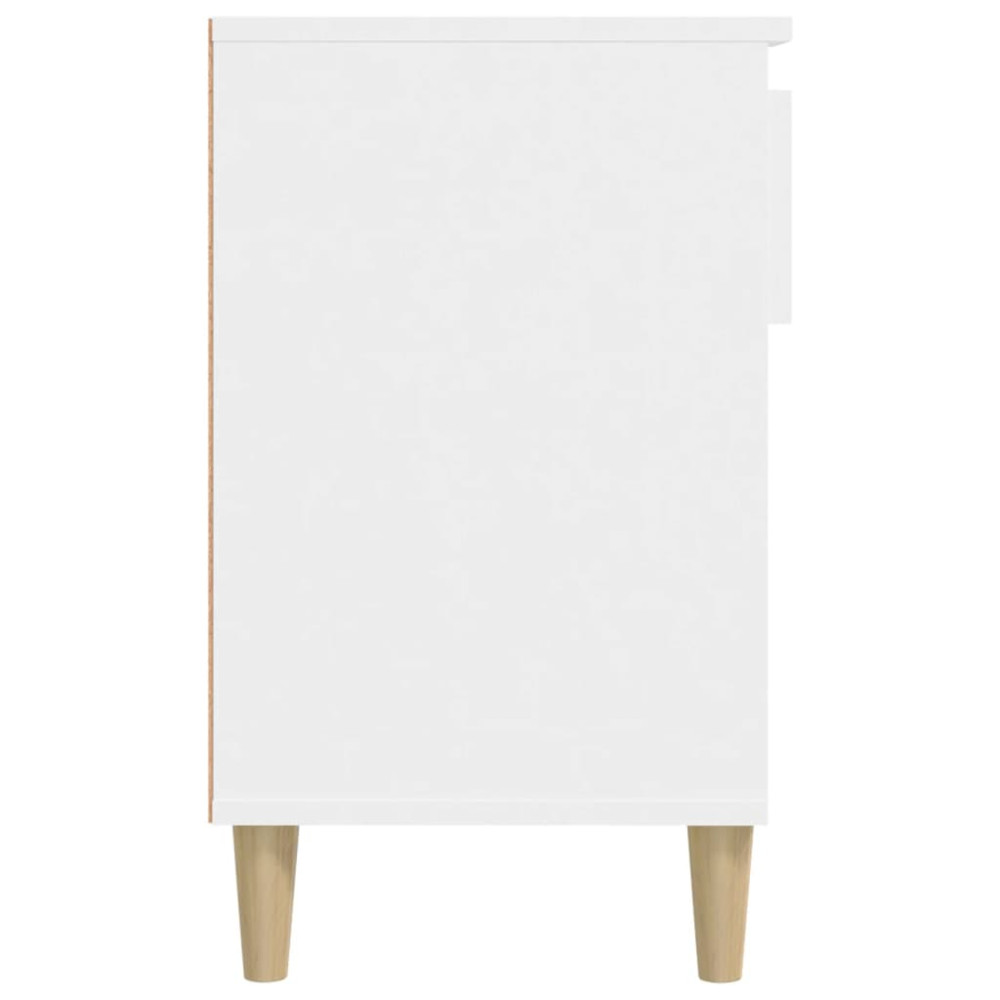 Produktbild för Skoskåp vit 102x36x60 cm konstruerat trä
