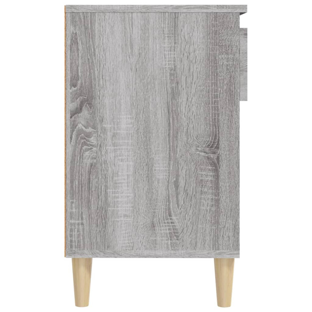 Produktbild för Skoskåp grå sonoma 102x36x60 cm konstruerat trä