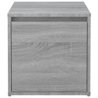 Produktbild för Låda grå sonoma 40,5x40x40 cm konstruerat trä