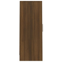 Produktbild för Skoställ brun ek 32x35x92 cm konstruerat trä