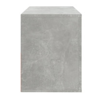 Produktbild för Skoskåp betonggrå 80x35x45 cm konstruerat trä