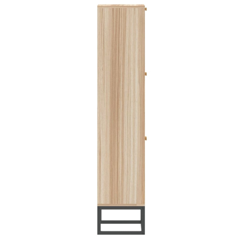 Produktbild för Skoskåp 52x25x120 cm konstruerat trä