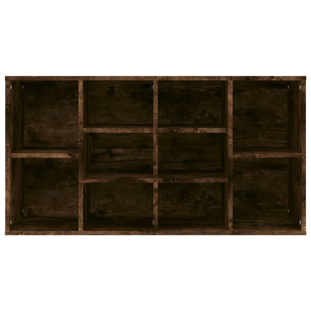 Produktbild för Skobänk rökfärgad ek 103x30x55 cm konstruerat trä